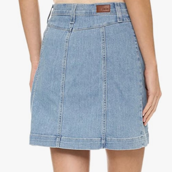 Joie Jeans Button Down Denim Skirt - Picture 3 of 10